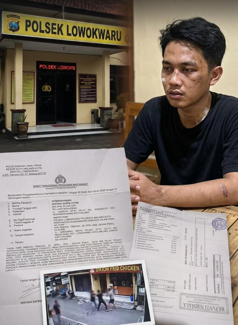 Dua Bulan Berlalu, Pelaku Penganiayaan di Lowokwaru Malang Belum Juga Ditangkap padahal Bukti Lengkap