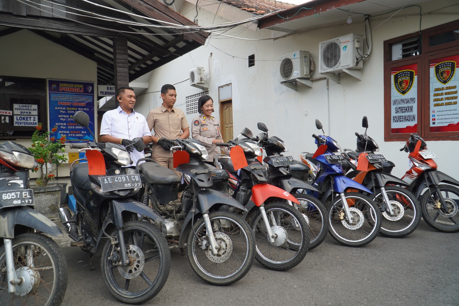 Dua Pelaku Curanmor di Madiun Ditangkap, Sasar Motor Petani hingga Permukiman dengan Modus Kunci Tertinggal