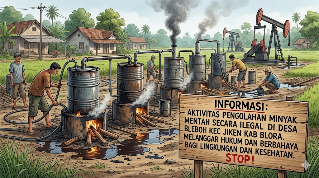 Dugaan Maraknya Keberadaan Gudang Pengolahan Minyak Mentah Dan Penimbunan Solar Di Desa Bleboh Disorot