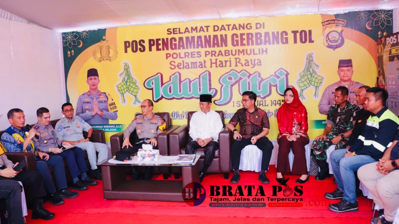 Kunjungi Jalur Mudik Prabumulih, Kapolda Sumsel : Pospam Cukup Baik dan Terlihat Siap.