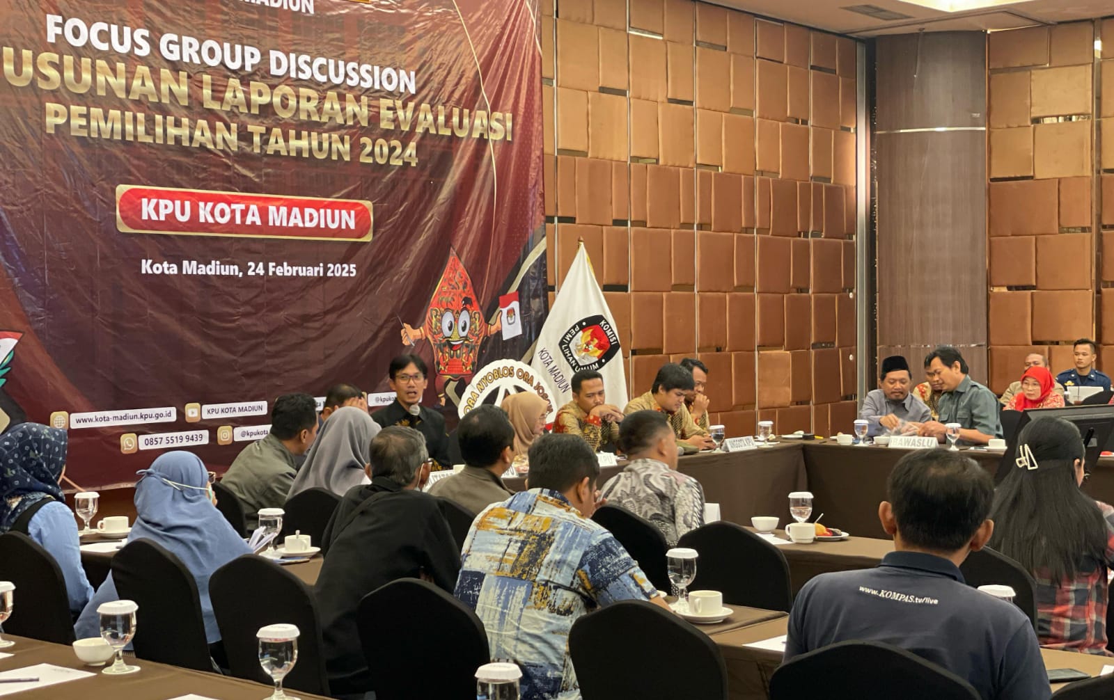 Evaluasi Pemilu 2024, KPU Kota Madiun Gelar FGD untuk Perbaikan Demokrasi