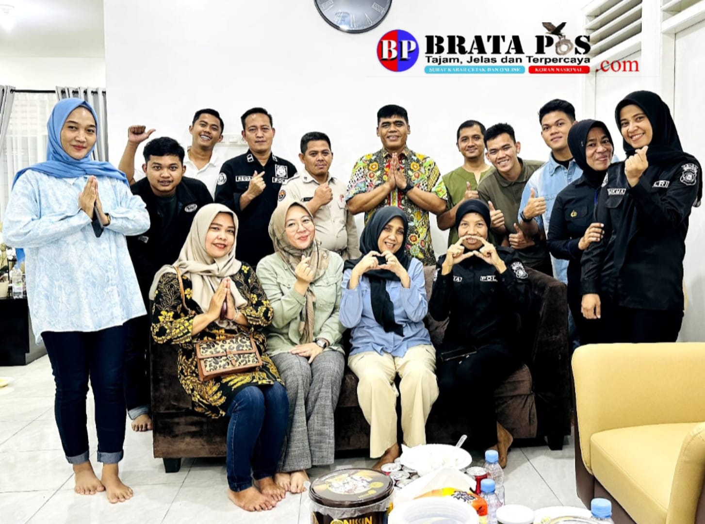 Silaturahmi dan Halal Bihalal Personil Bidhumas Pada Syukuran Milad Kabid Humas Polda Sumsel ke- 55 Tahun