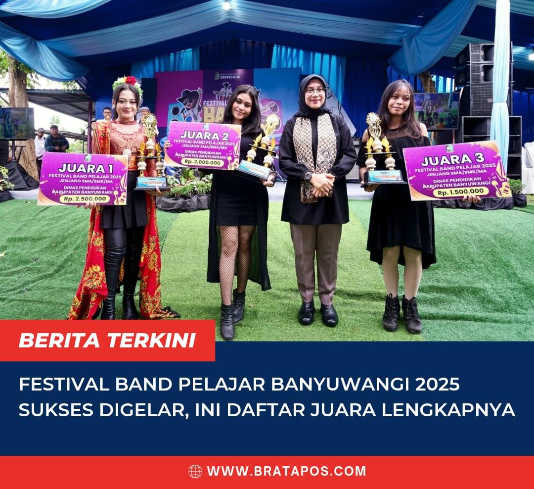 Festival Band Pelajar Banyuwangi 2025 Sukses Digelar, Ini Daftar Juara Lengkapnya