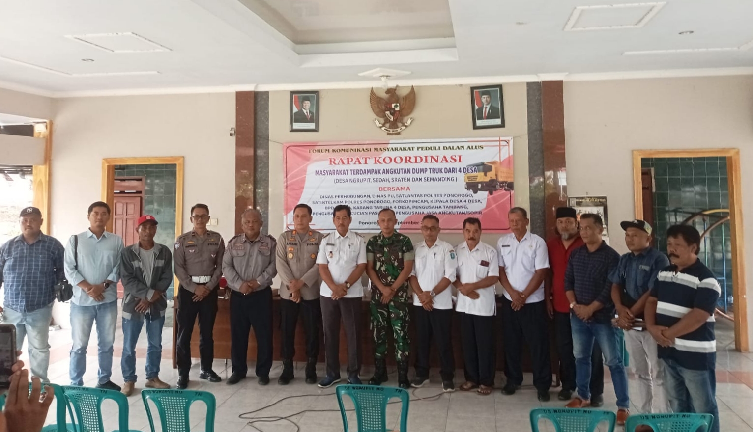 Forum Komunikasi Masyarakat Peduli Dalan Alus, Sepakati 10 Poin Bersama Pengusaha Tambang dan Jasa Angkutan di Jenangan