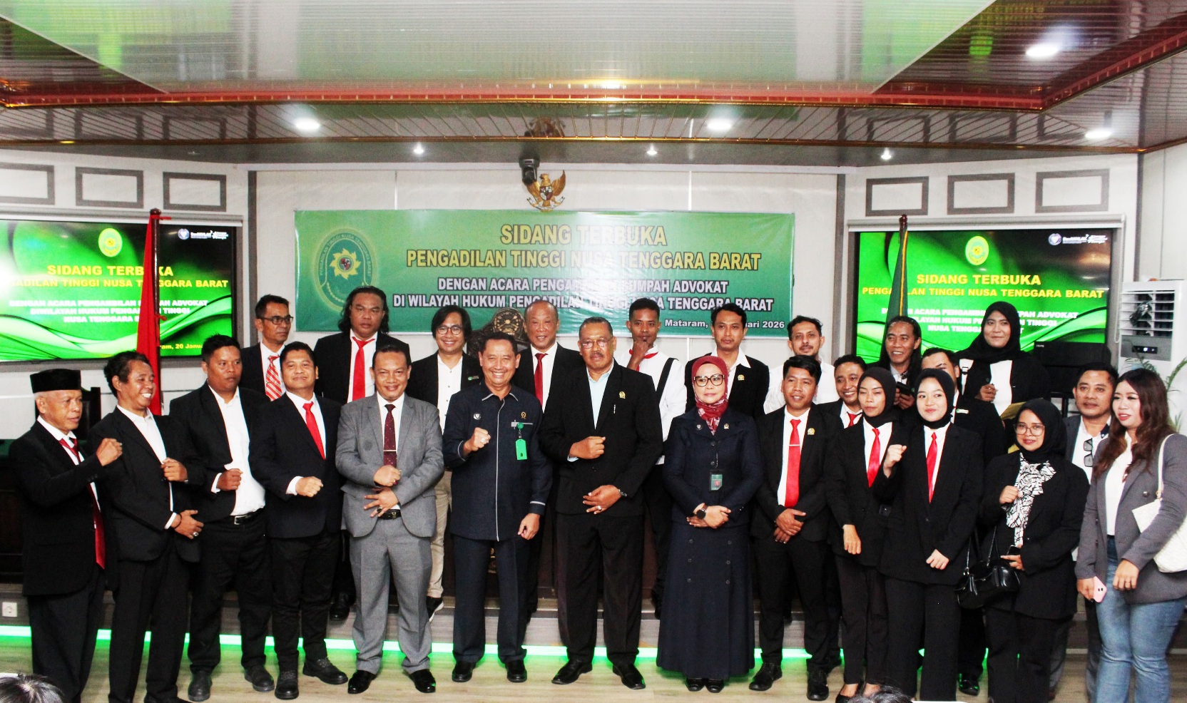 Gelombang Pertama Sumpah Advokat di Awal Tahun Sekaligus Penereapan UU KUHP dan KUHAP Terbaru Tahun 2026