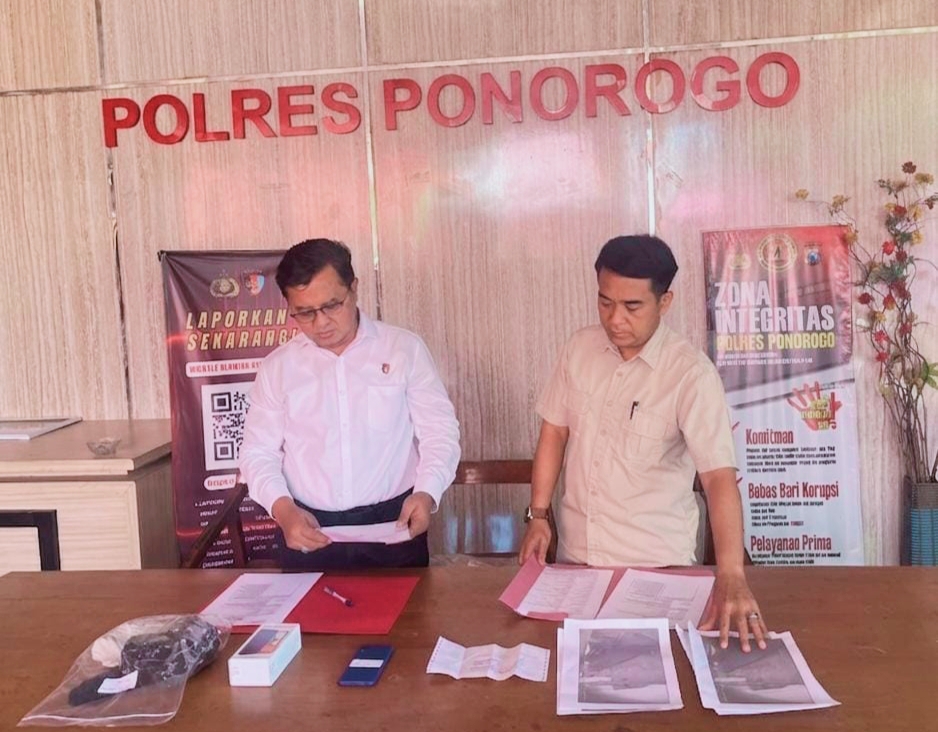 Gerak Cepat Satreskrim Polres Ponorogo, Amankan Pelaku Bobol Rumah Sehari Usai Beraksi