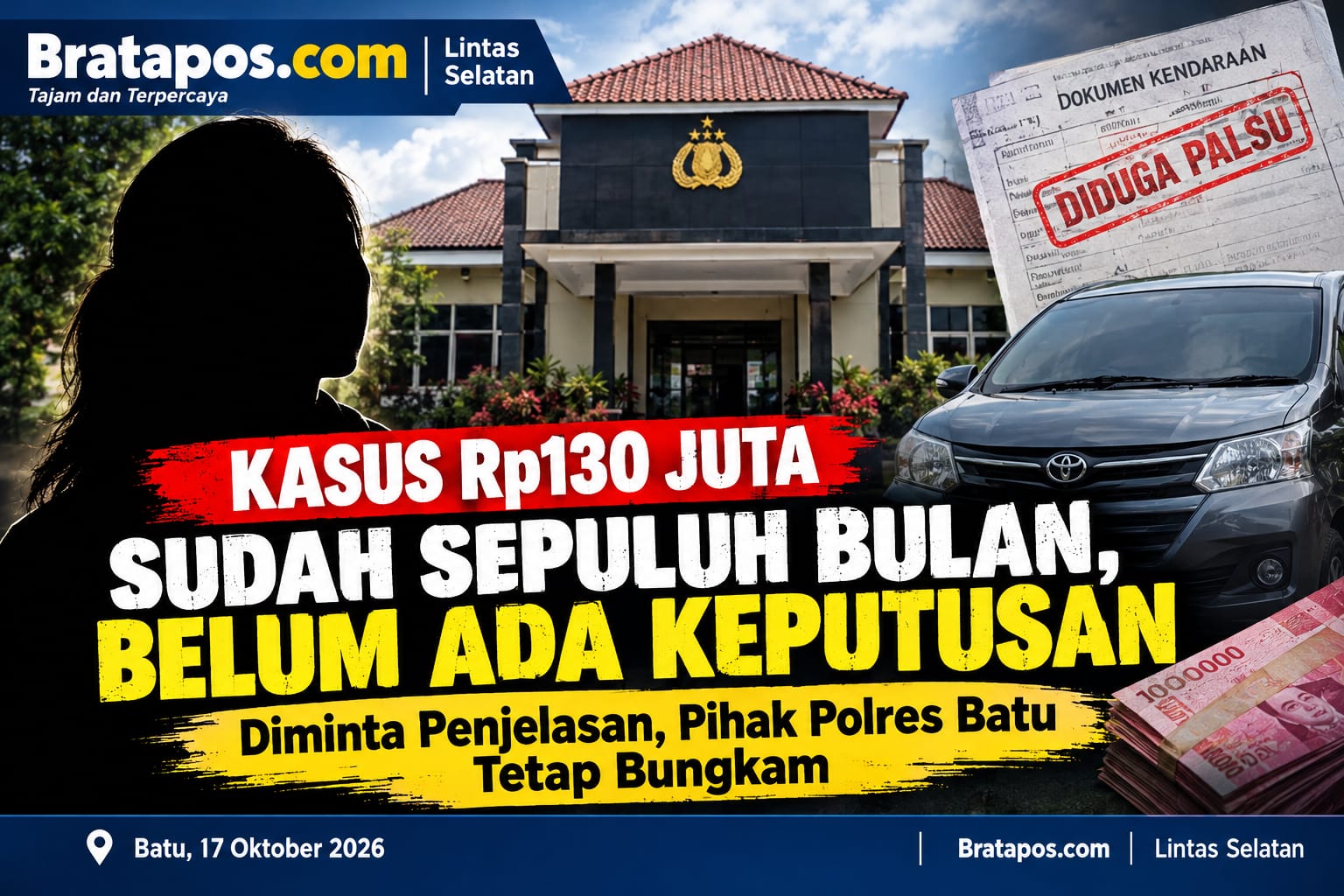 Hampir 10 Bulan Kasus Rp130 Juta Bergulir, Yuliati Masih Menanti Kepastian Hukum