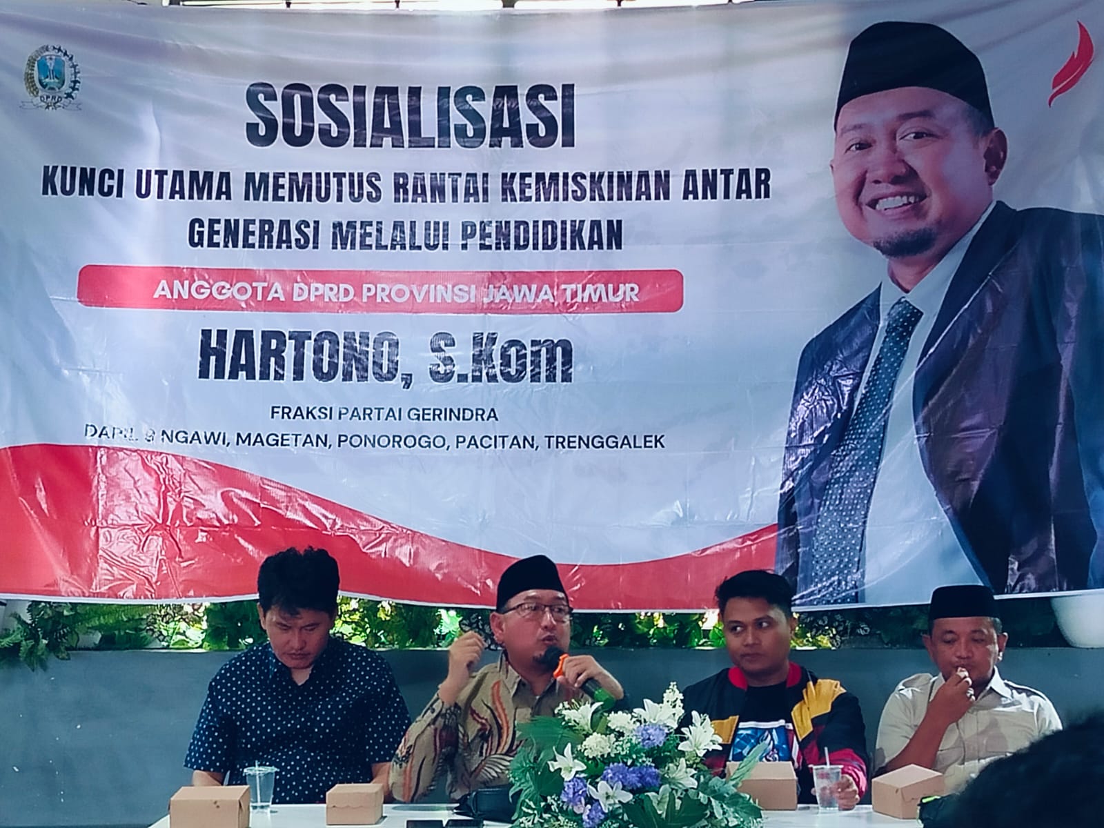 Hartono S. Kom  Aktif Dorong Peningkatan Akses dan Mutu Pendidikan Sebagai Upaya Memutus Rantai Kemiskinan