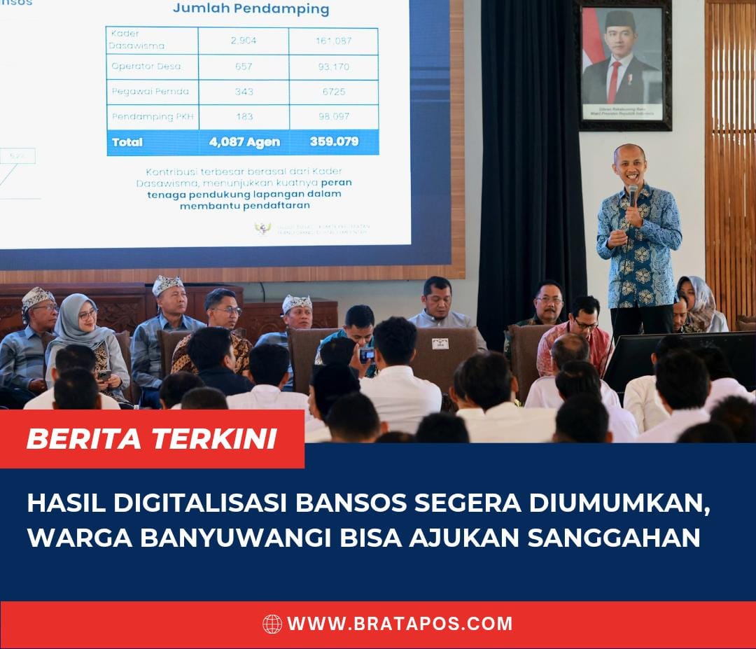 Hasil Digitalisasi Bansos Segera Diumumkan, Warga Banyuwangi Bisa Ajukan Sanggahan