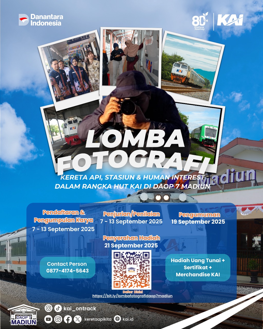 HUT ke-80 KAI, Daop 7 Madiun Gelar Lomba Fotografi untuk Masyarakat