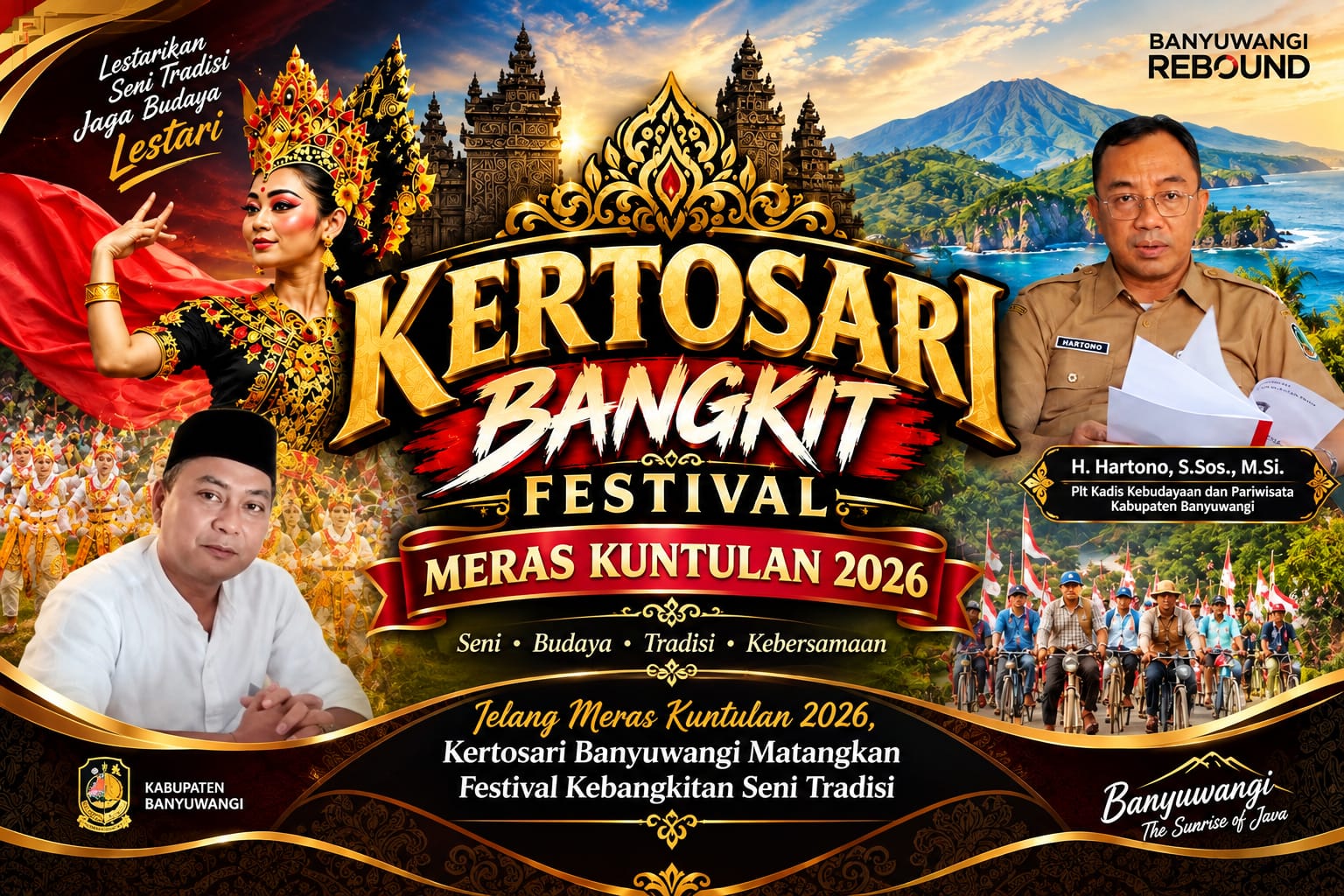 Jelang Meras Kuntulan 2026, Kertosari Banyuwangi Matangkan Festival Kebangkitan Seni Tradisi