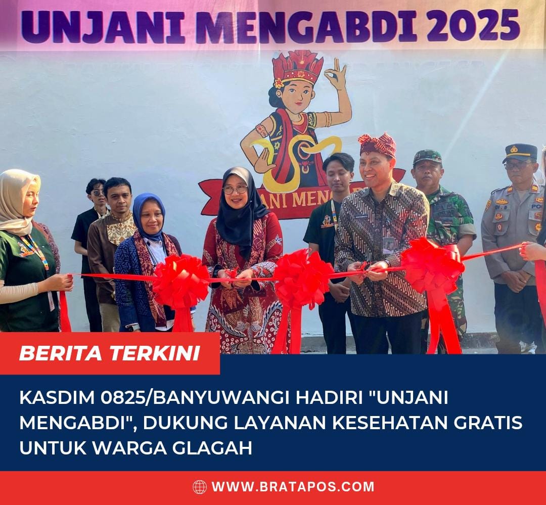 Kasdim 0825/Banyuwangi Hadiri "UNJANI Mengabdi", Dukung Layanan Kesehatan Gratis untuk Warga Glagah