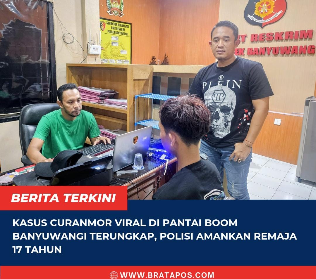 Kasus Curanmor Viral di Pantai Boom Banyuwangi Terungkap, Polisi Amankan Remaja 17 Tahun