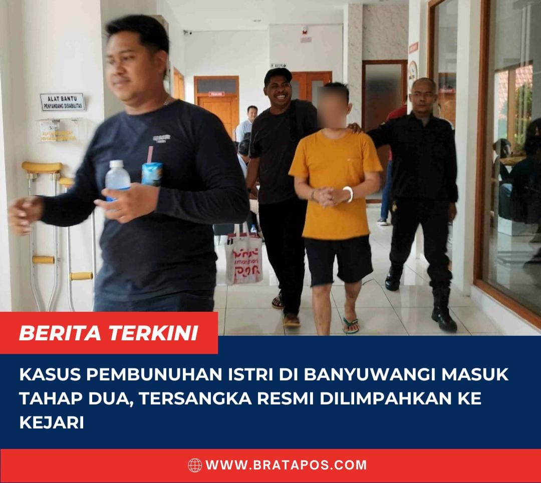 Kasus Pembunuhan Istri di Banyuwangi Masuk Tahap Dua, Tersangka Resmi Dilimpahkan ke Kejari