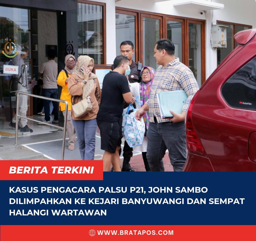 Kasus Pengacara Palsu P21, John Sambo Dilimpahkan ke Kejari Banyuwangi dan Sempat Halangi Wartawan