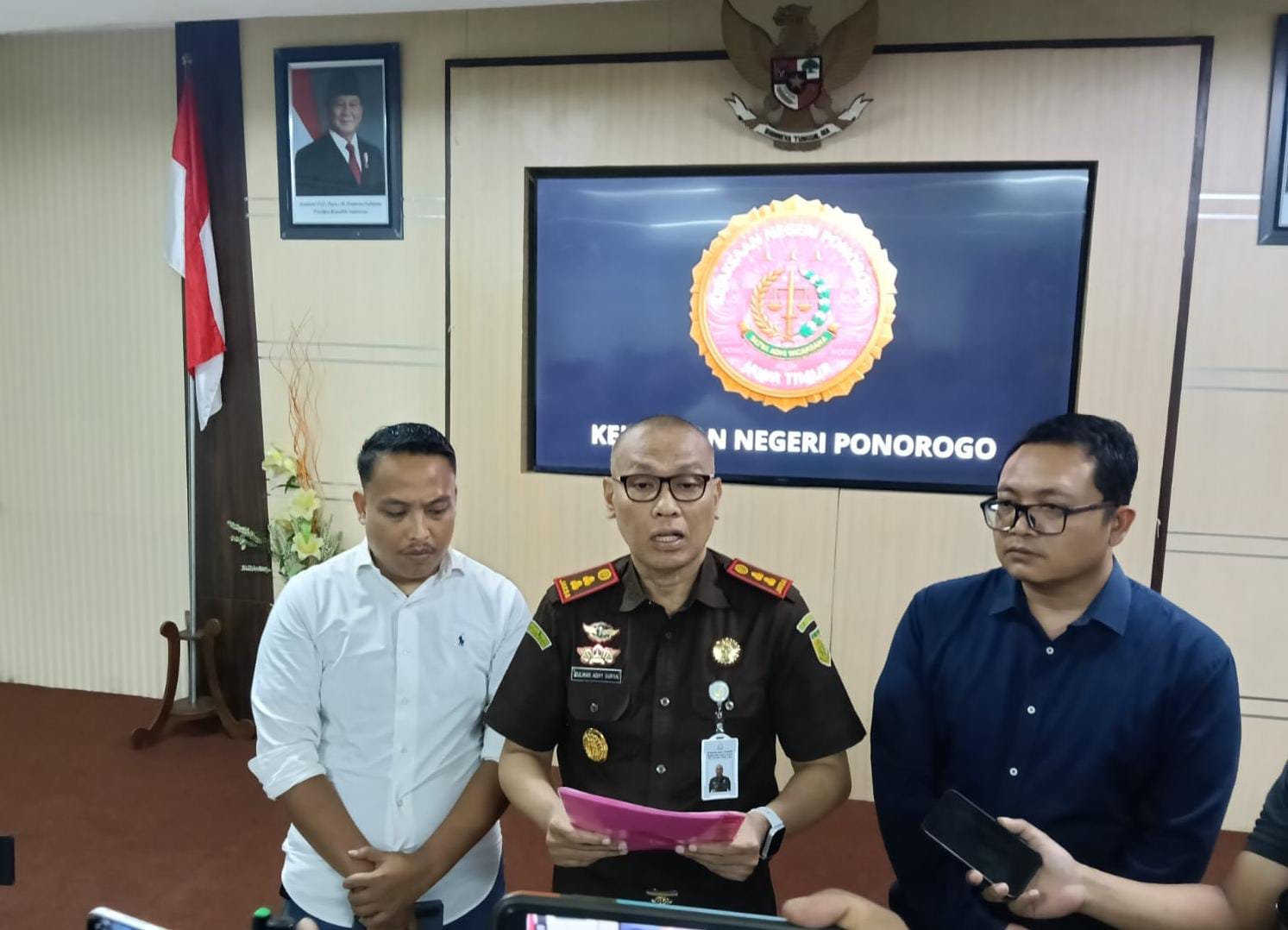 Kejari Ponorogo Tetapkan FS Sebagai Tersangka Kasus Tunjangan Perumahan DPRD Kabupaten Ponorogo 2023-2026