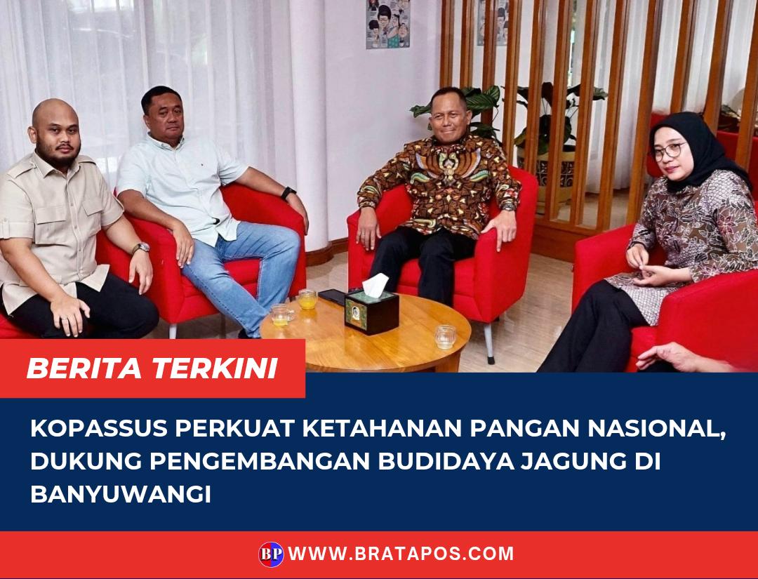 Kopassus Perkuat Ketahanan Pangan Nasional, Dukung Pengembangan Budidaya Jagung di Banyuwangi