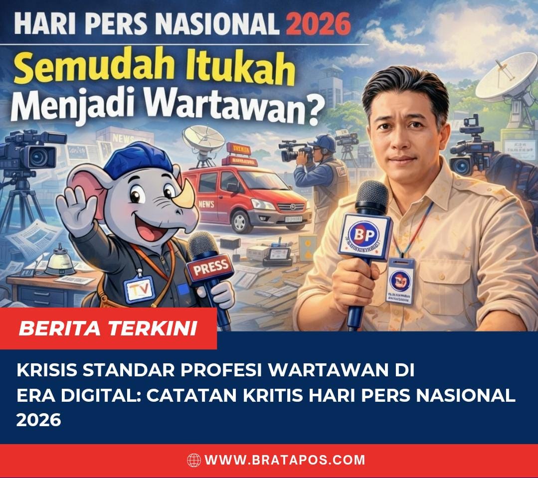Krisis Standar Profesi Wartawan di Era Digital: Catatan Kritis Hari Pers Nasional 2026