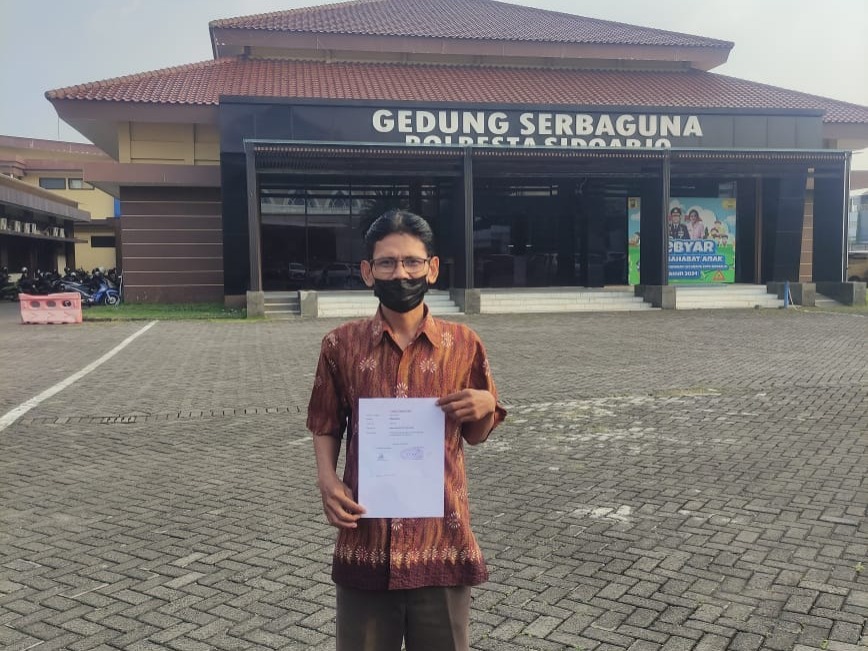 Kuasa Hukum Dwi Ayu Novitasari Resmi Laporkan AMB ke Polresta Sidoarjo atas Dugaan Penipuan Pinjol