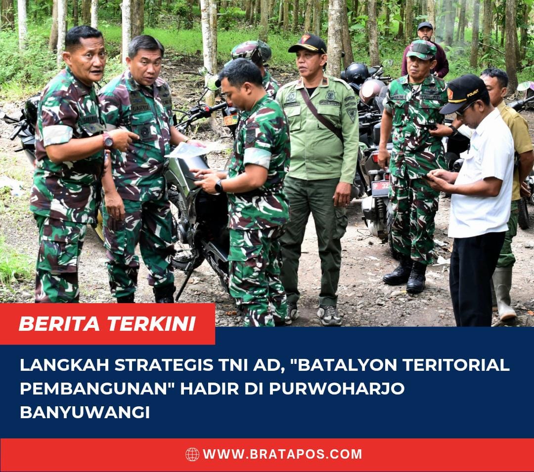 Langkah Strategis TNI AD, "Batalyon Teritorial Pembangunan" Hadir di Purwoharjo Banyuwangi