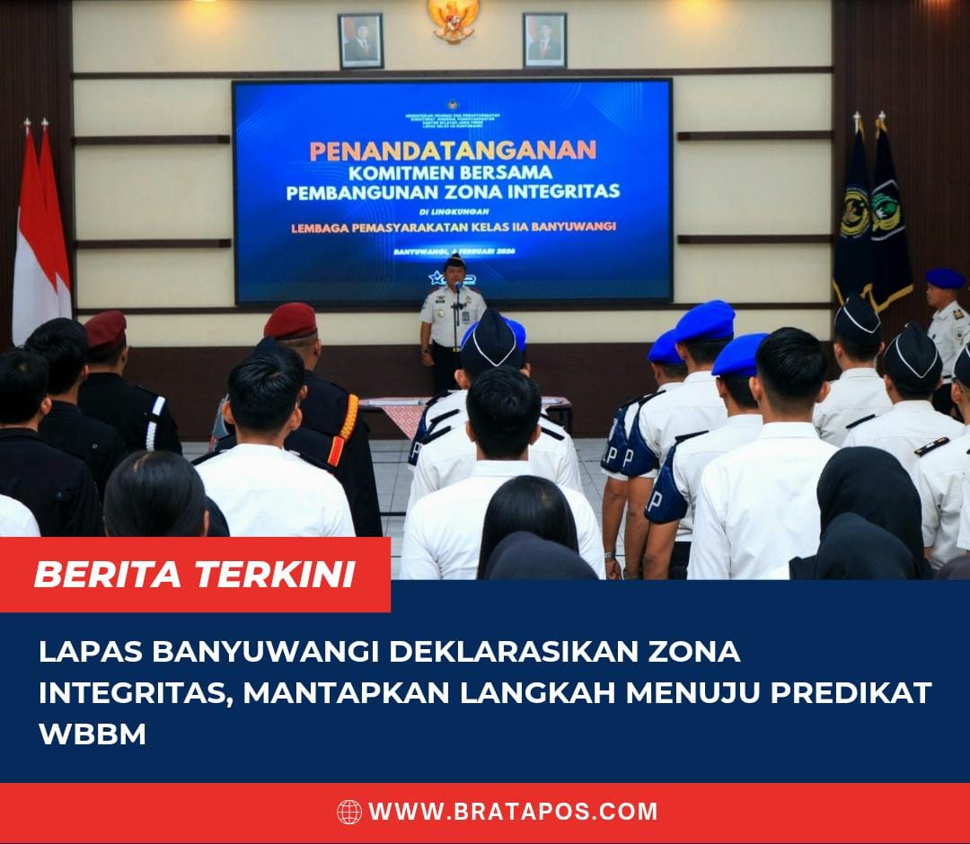 Lapas Banyuwangi Deklarasikan Zona Integritas, Mantapkan Langkah Menuju Predikat WBBM