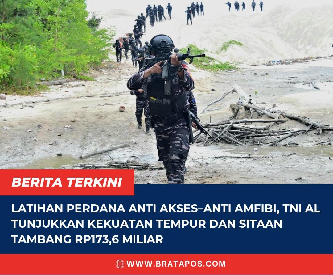Latihan Perdana Anti Akses–Anti Amfibi, TNI AL Tunjukkan Kekuatan Tempur dan Sitaan Tambang Rp173,6 Miliar
