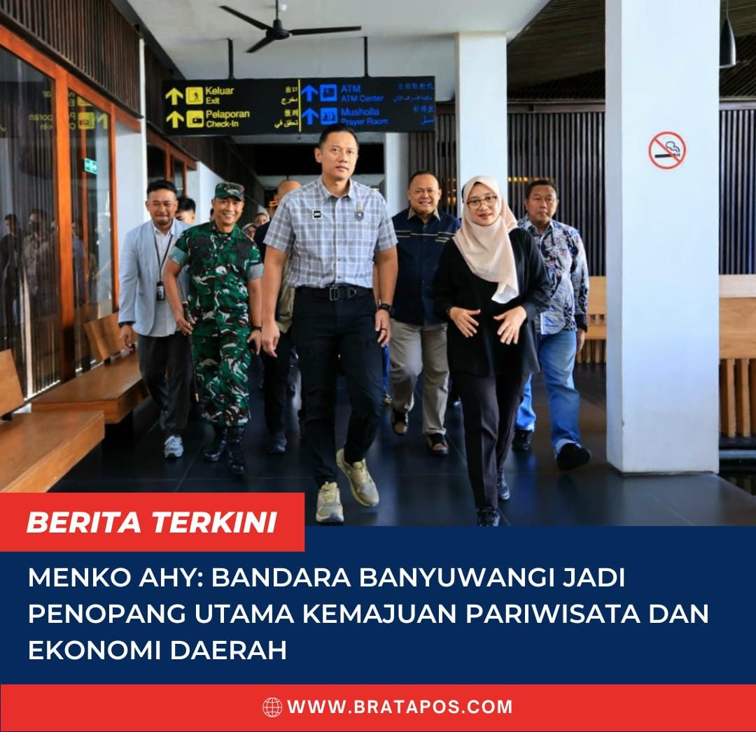 Menko AHY: Bandara Banyuwangi Jadi Penopang Utama Kemajuan Pariwisata dan Ekonomi Daerah