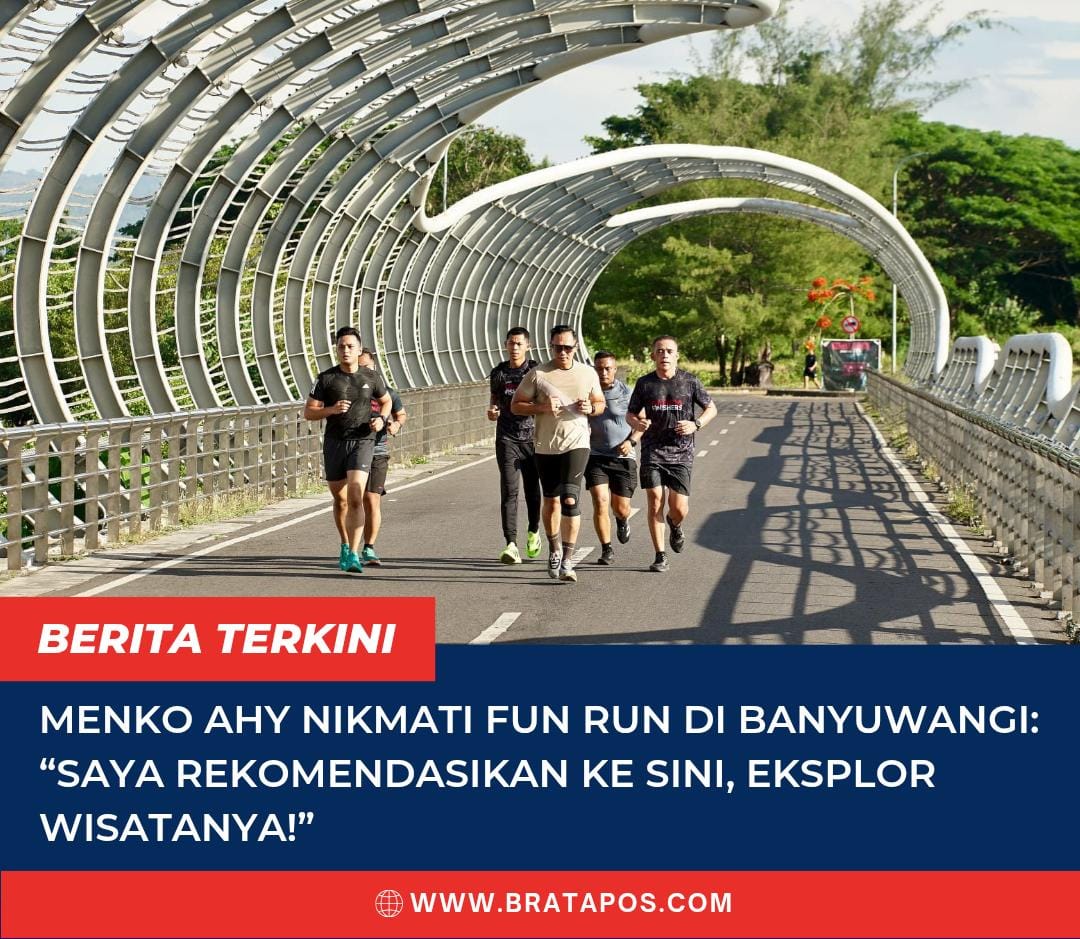 Menko AHY Nikmati Fun Run di Banyuwangi: “Saya Rekomendasikan ke Sini, Eksplor Wisatanya!”