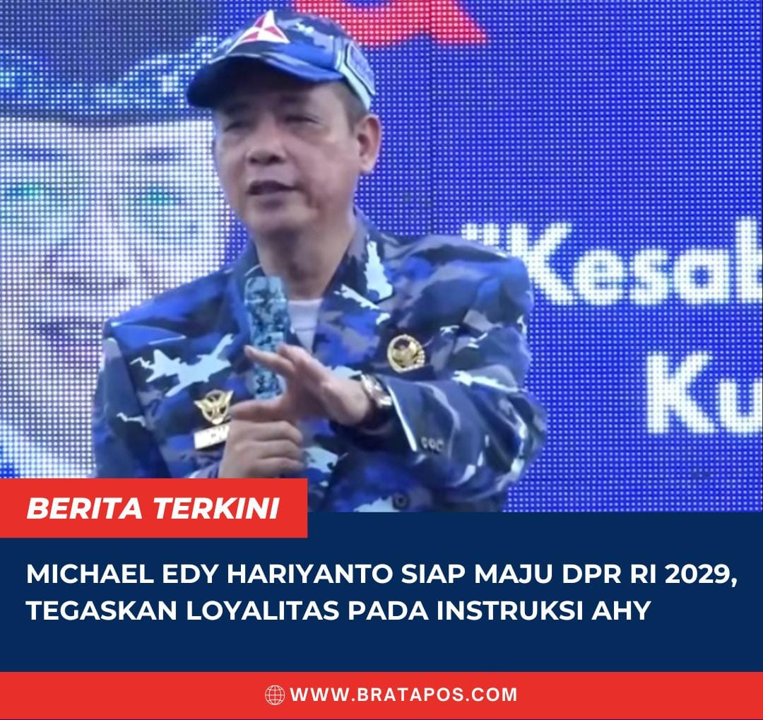 Michael Edy Hariyanto Siap Maju DPR RI 2029, Tegaskan Loyalitas pada Instruksi AHY