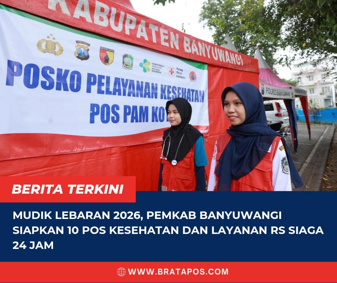 Mudik Lebaran 2026, Pemkab Banyuwangi Siapkan 10 Pos Kesehatan dan Layanan RS Siaga 24 Jam