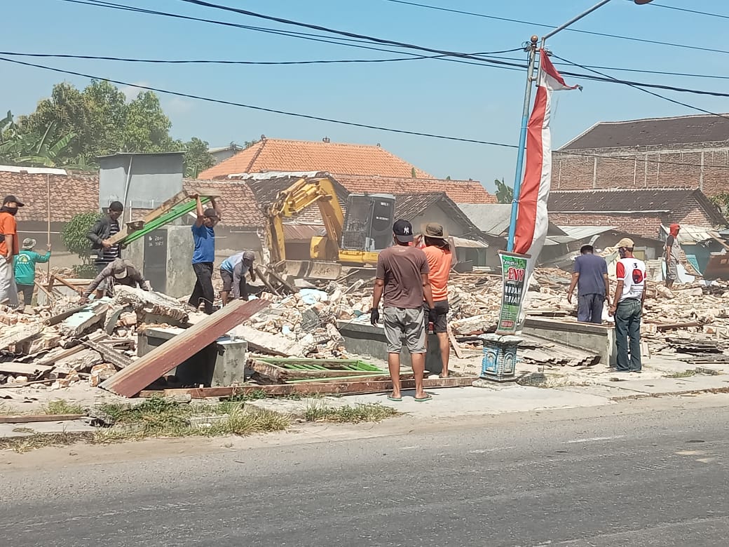 Pasar Janti Dibongkar, Kepala Desa Suherwan: Langkah Ini Demi Menata Masa Depan Lebih Baik, Rest Area Jadi Solusi