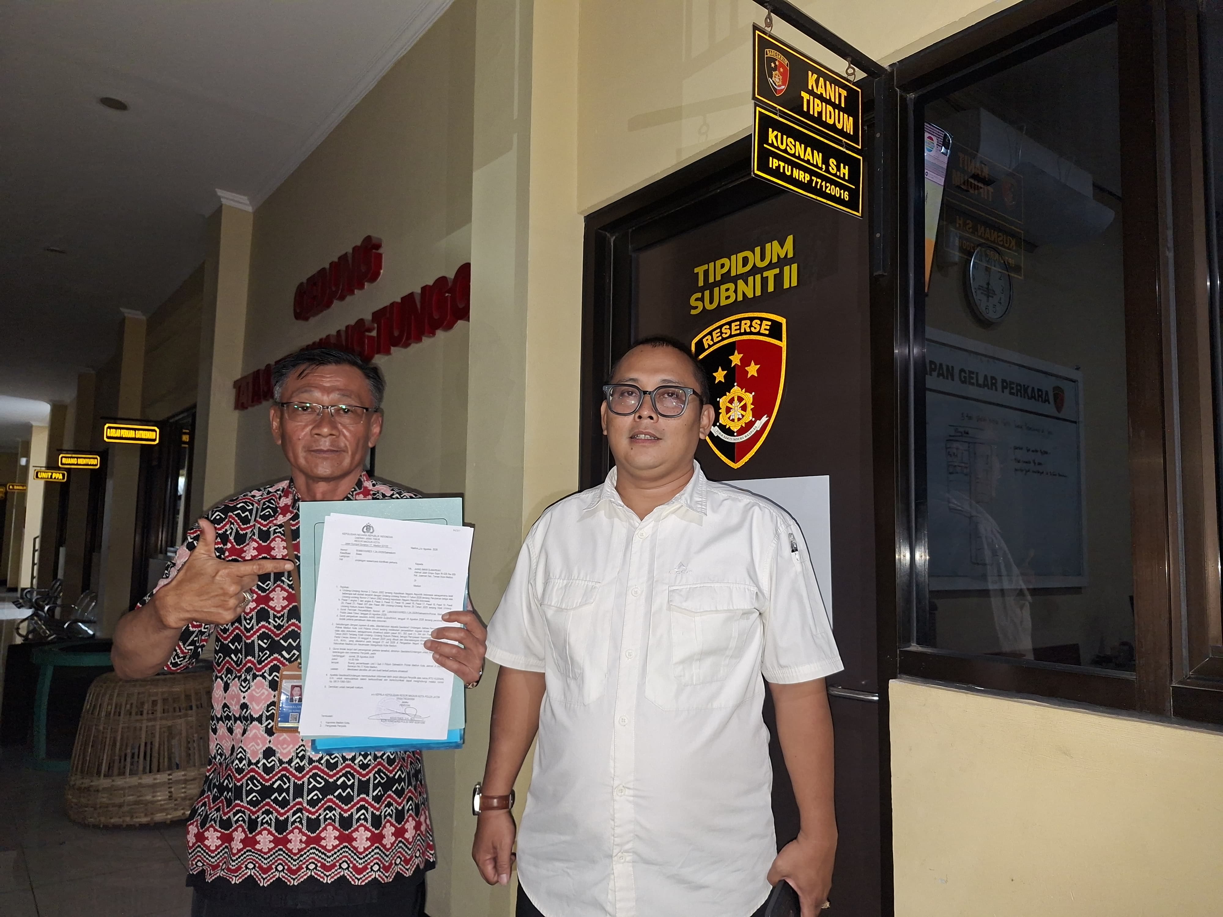 Pelapor Kasus Dugaan Pemalsuan Dokumen PT JPC Diperiksa Polres Madiun Kota