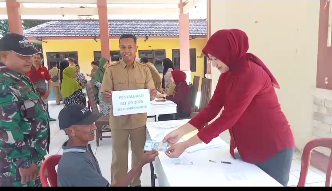 Pemerintah Desa Hargomulyo Kecamatan Ngrambe Salurkan BLT DD Untuk Tahun 2026