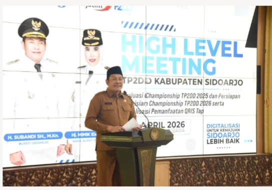 Pemkab Sidoarjo Perkuat Digitalisasi Transaksi, Targetkan Implementasi QRIS Tap
