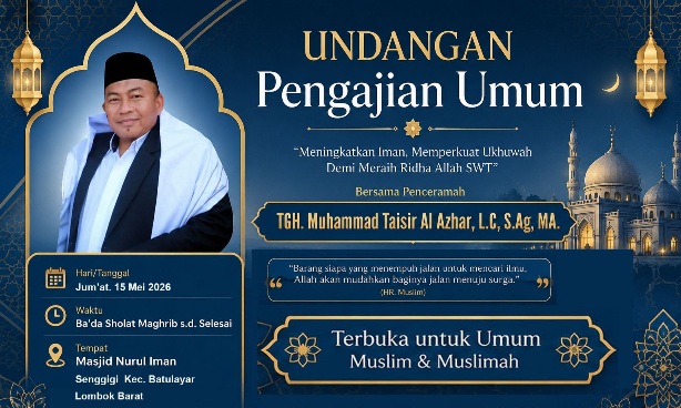 Senggigi Mengaji: Saatnya Kembali Meramaikan Masjid dan Menjemput Ridha Allah