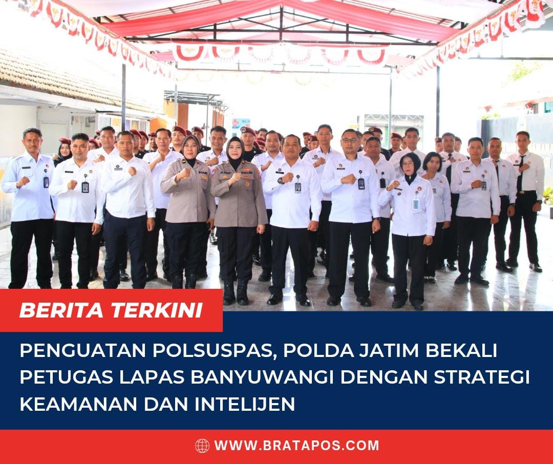Penguatan Polsuspas, Polda Jatim Bekali Petugas Lapas Banyuwangi dengan Strategi Keamanan dan Intelijen