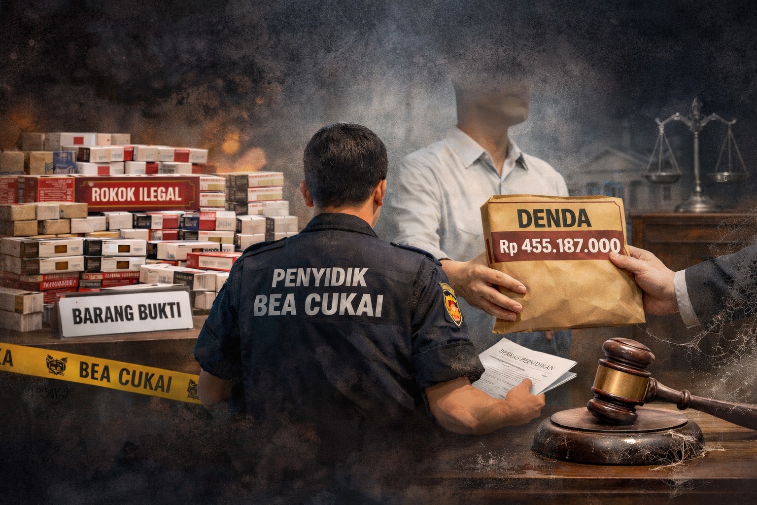Penyidikan Ada, Tapi Tak Sampai Pengadilan: Denda Jadi Akhir Kasus Rokok Ilegal di Gresik