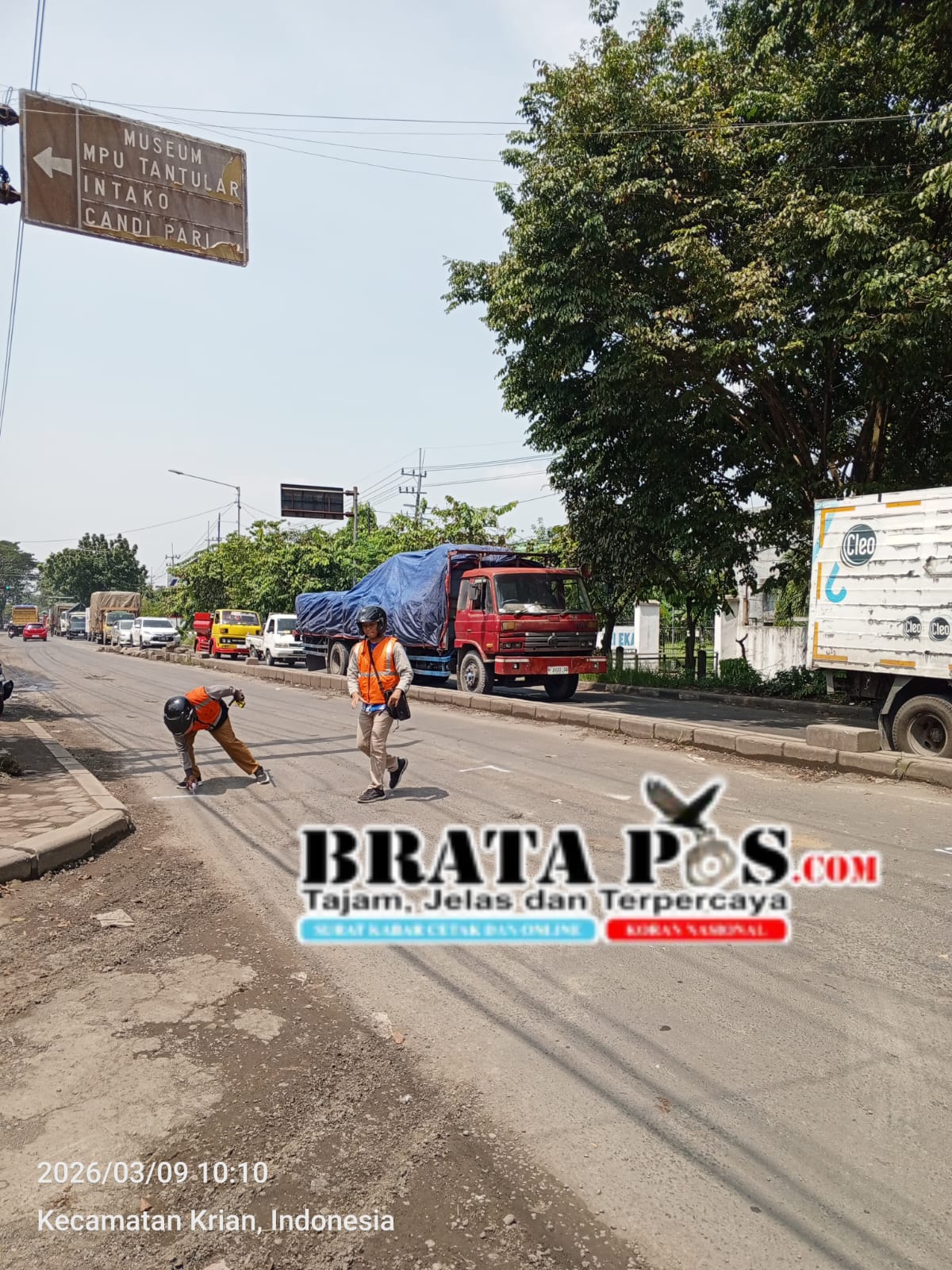 Percepatan Pemeliharaan Jalan Provinsi di Ruas Krian - Prambon
