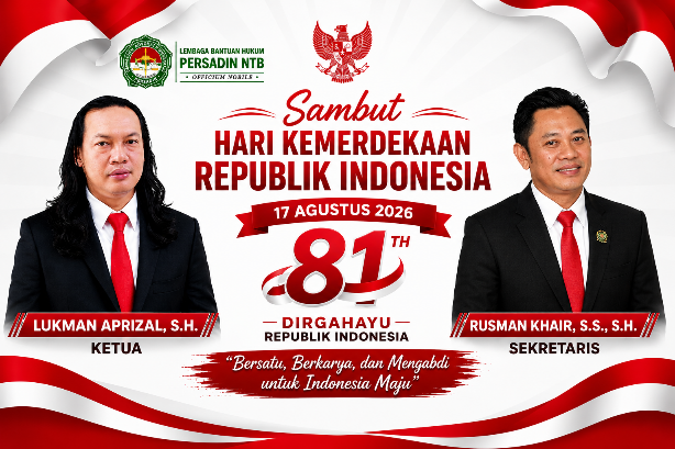 PERSADIN NTB Ucapkan Selamat HUT ke-81 Kemerdekaan RI, Semangat Persatuan untuk Indonesia yang Maju dan Jaya