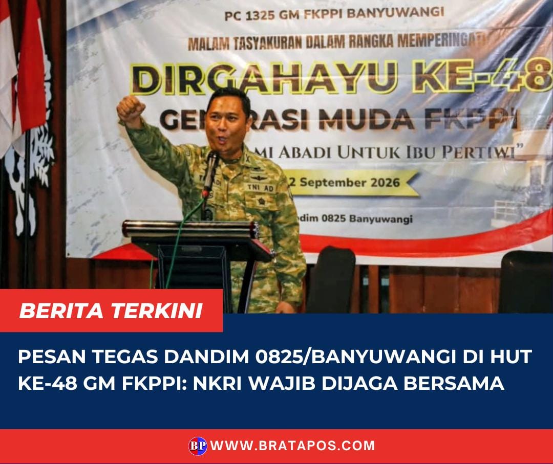 Pesan Tegas Dandim 0825/Banyuwangi di HUT ke-48 GM FKPPI: NKRI Wajib Dijaga Bersama