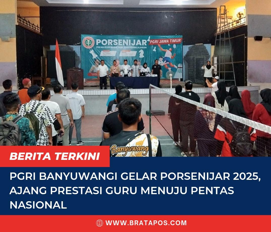 PGRI Banyuwangi Gelar PORSENIJAR 2025, Ajang Prestasi Guru Menuju Pentas Nasional