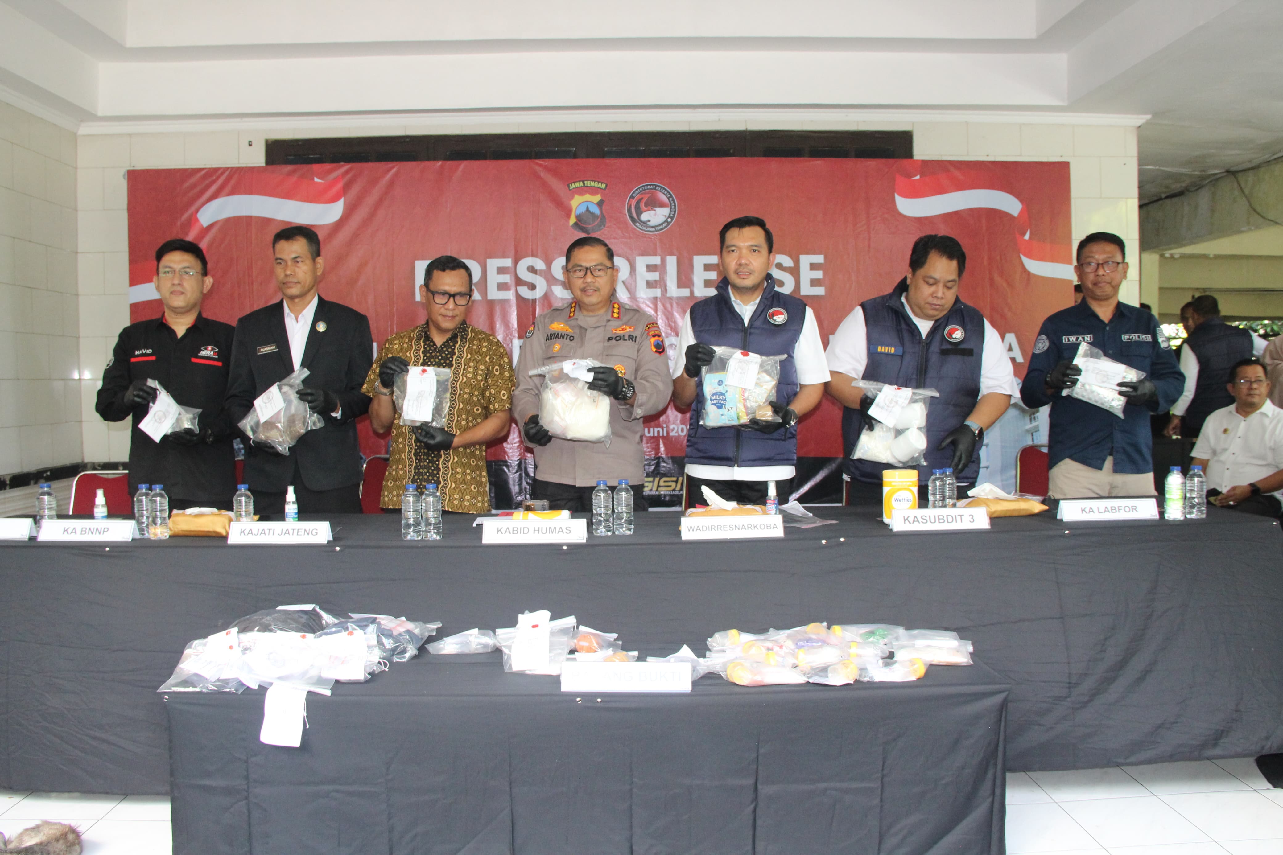 Polda Jateng Gagalkan Peredaran 1,5 Kilogram Sabu, Ribuan Jiwa Terselamatkan dari Bahaya Narkotika