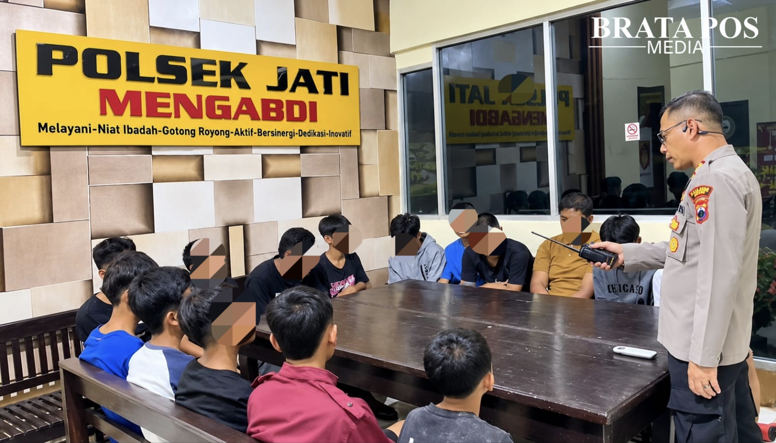 Polisi Kudus Amankan 14 Remaja Diduga Hendak Tawuran, Tiga Orang Terkait Balap Liar Ikut Diamankan