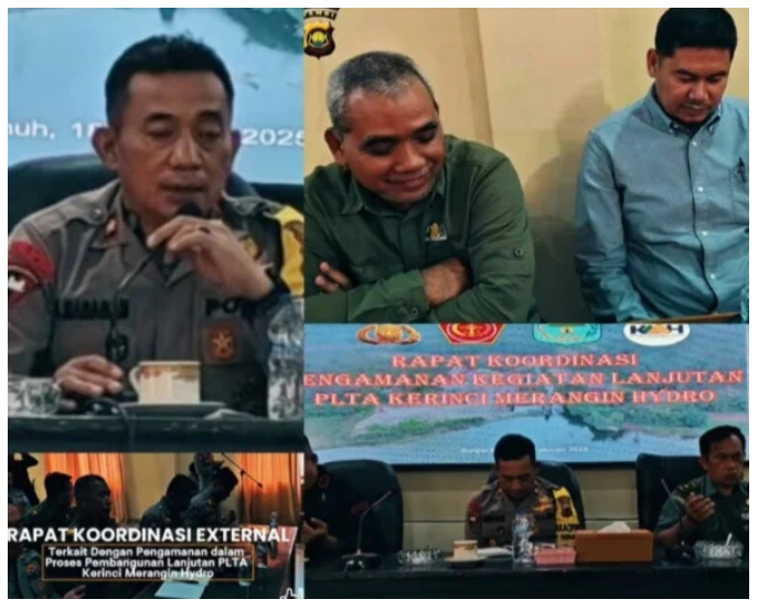 Polres Kerinci dan PLTA KMH Gelar Rakor Pengamanan Pembangunan Lanjutan Proyek PLTA