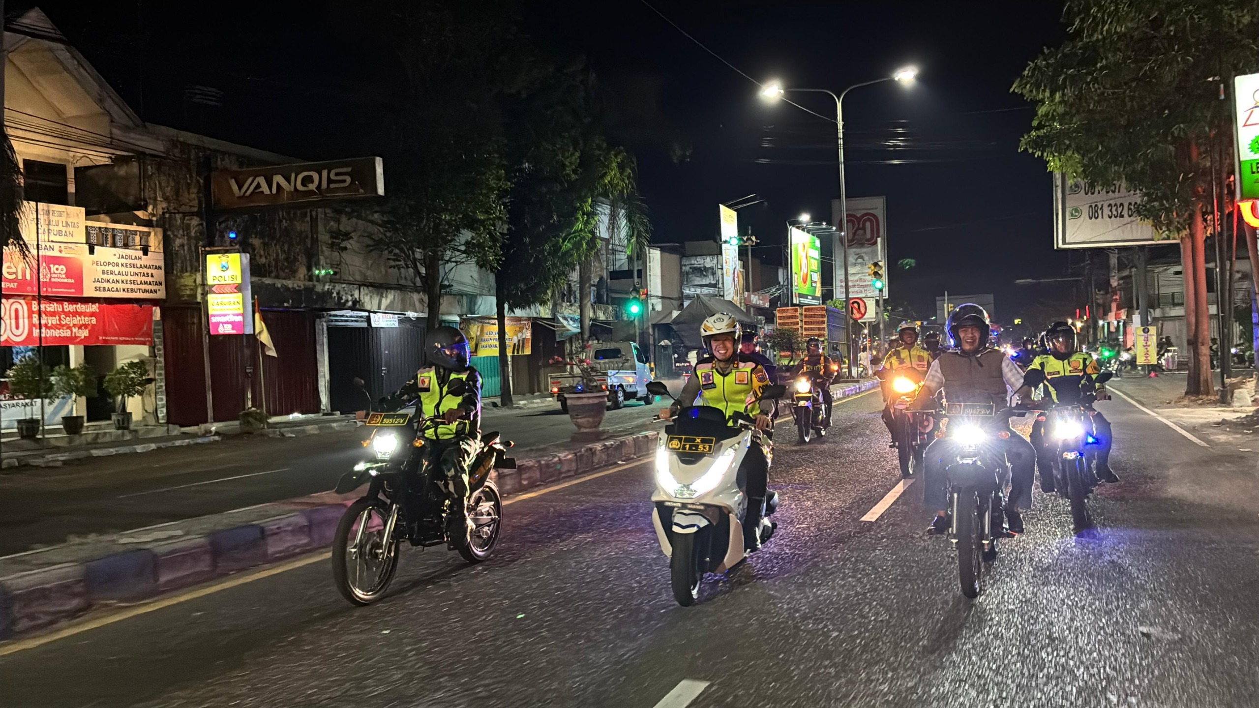 Polres Madiun Gelar Patroli Gabungan Skala Besar, Jamin Keamanan dan Kondusivitas Wilayah