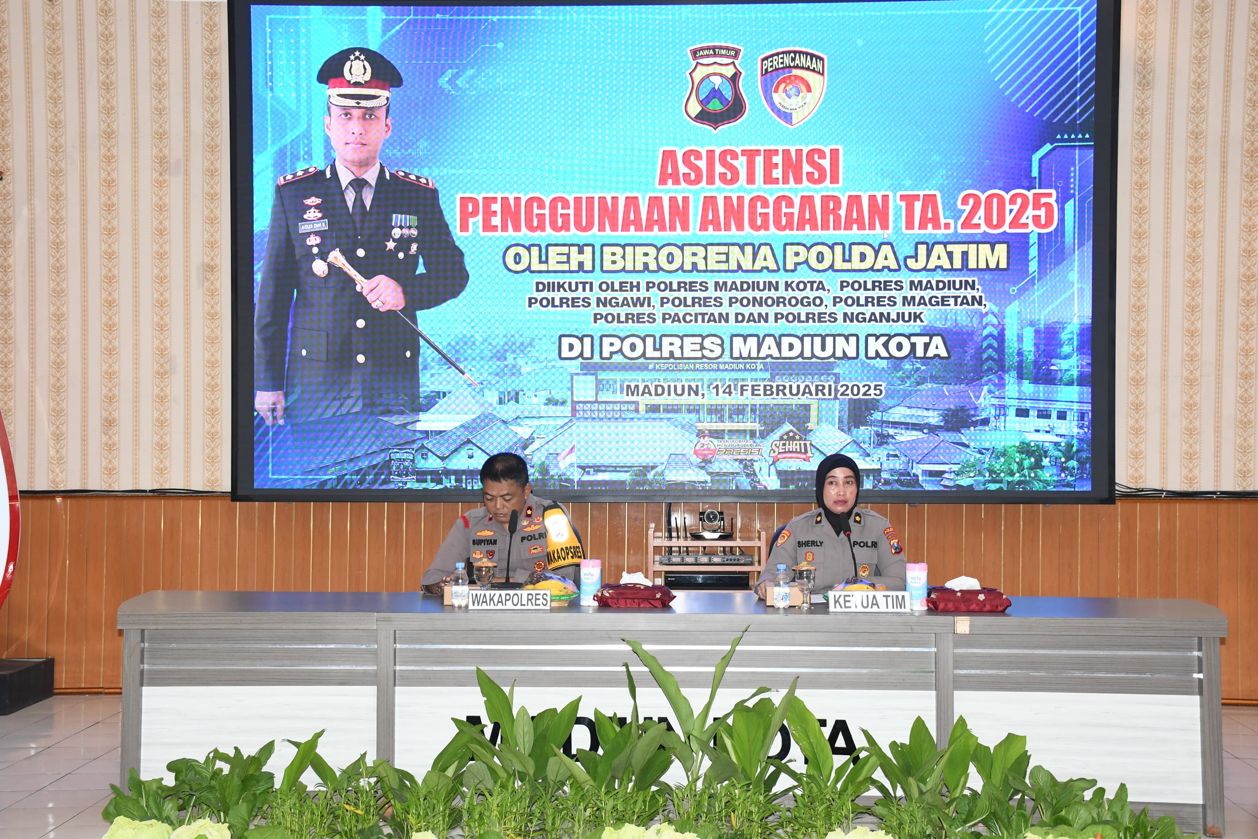 Polres Madiun Kota Gelar Asistensi Penggunaan Anggaran Tahun 2025 untuk Optimalisasi Kinerja dan Efisiensi Anggaran
