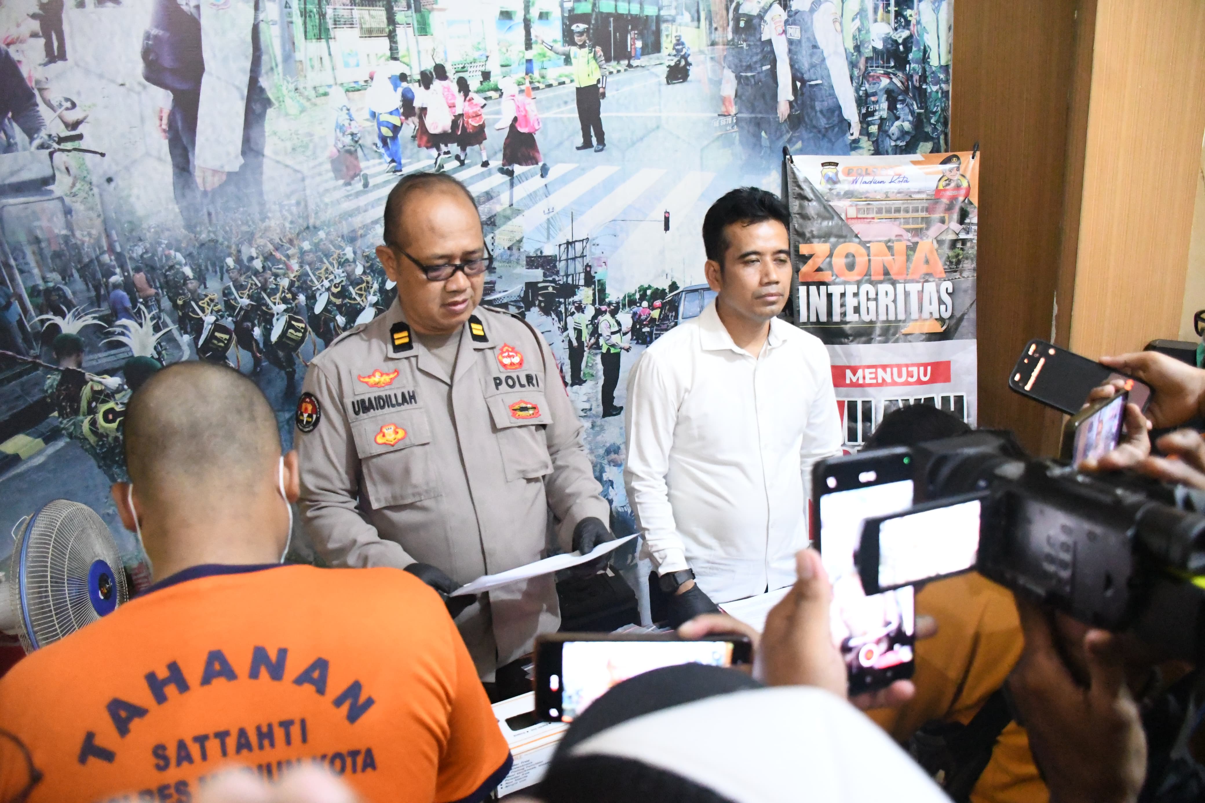 Polres Madiun Kota Ungkap Dua Kasus Kriminal, Penipuan Dana Talangan dan Curanmor Berbasis Aplikasi