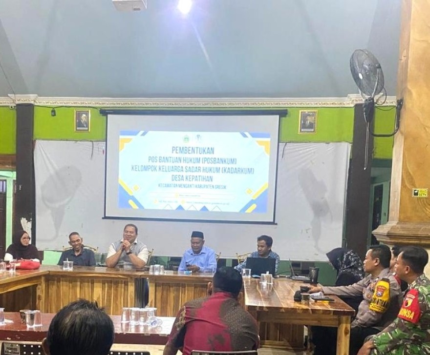 Pos Bantuan Hukum di Kantor Desa Kepatihan Resmi Dibentuk, Kini Masyarakat Lebih Mudah Mendapat Pelayanan Konsultasi Hukum