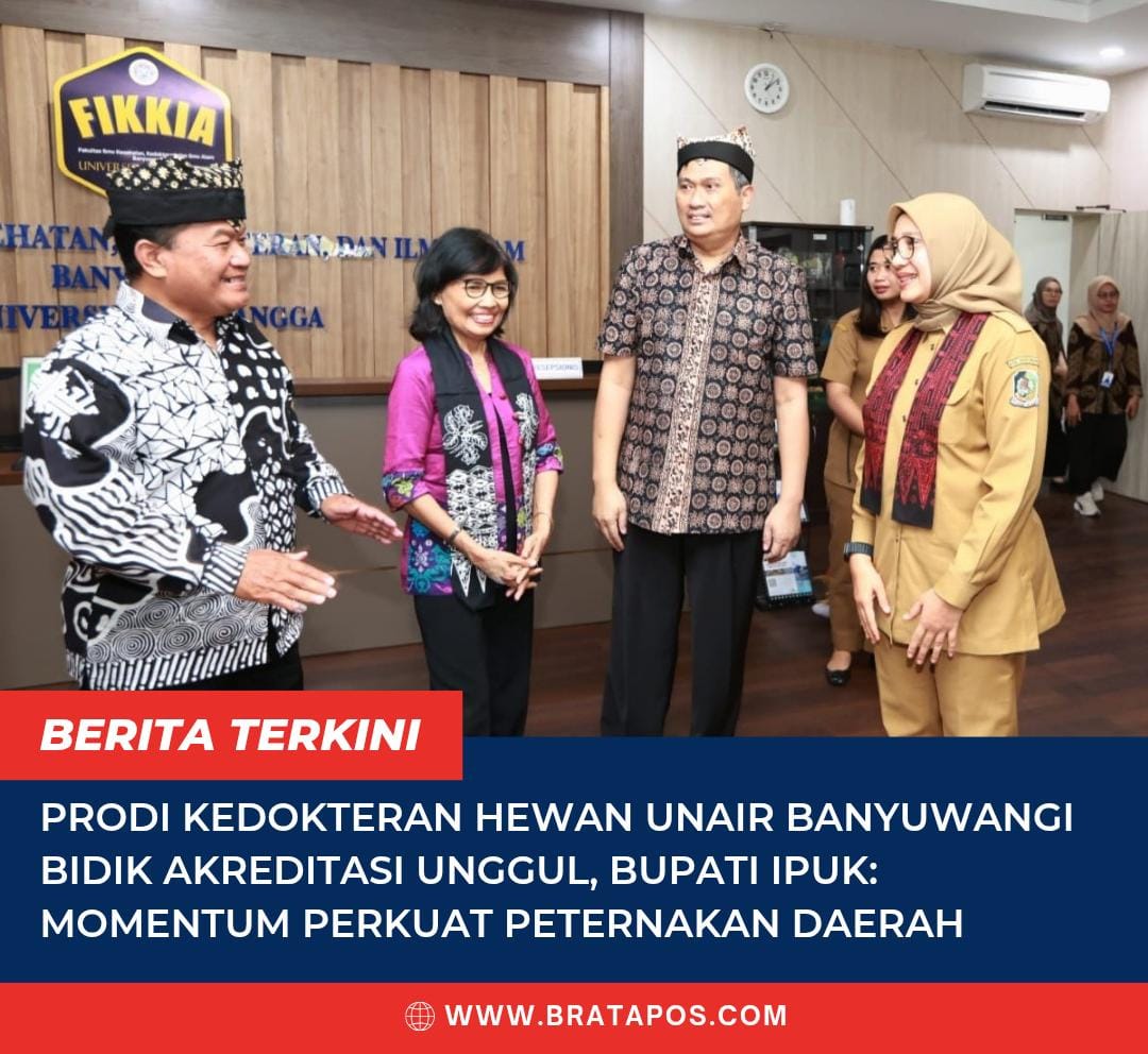 Prodi Kedokteran Hewan Unair Banyuwangi Bidik Akreditasi Unggul, Bupati Ipuk: Momentum Perkuat Peternakan Daerah