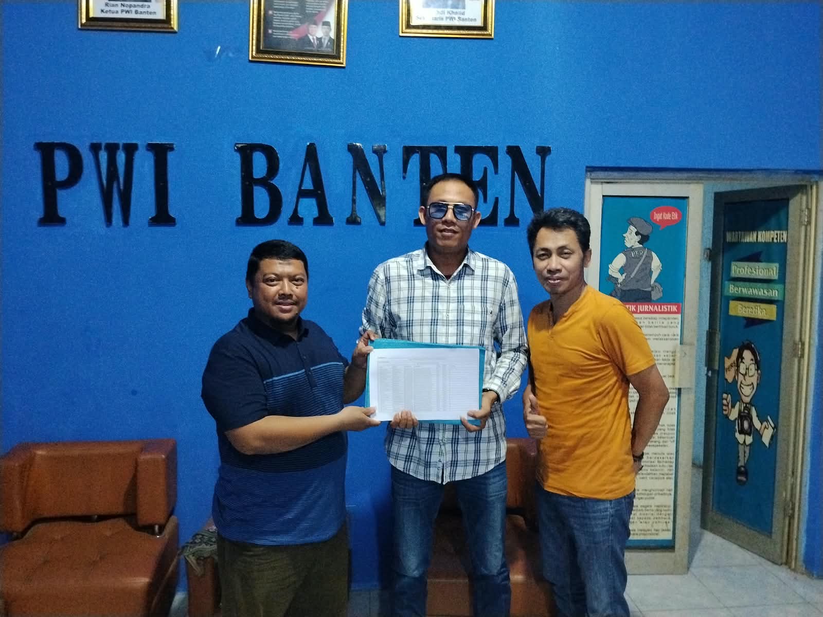 PWI Provinsi Banten Telah Terima Berkas Verifikasi Keanggotaan PWI Kota Tangsel